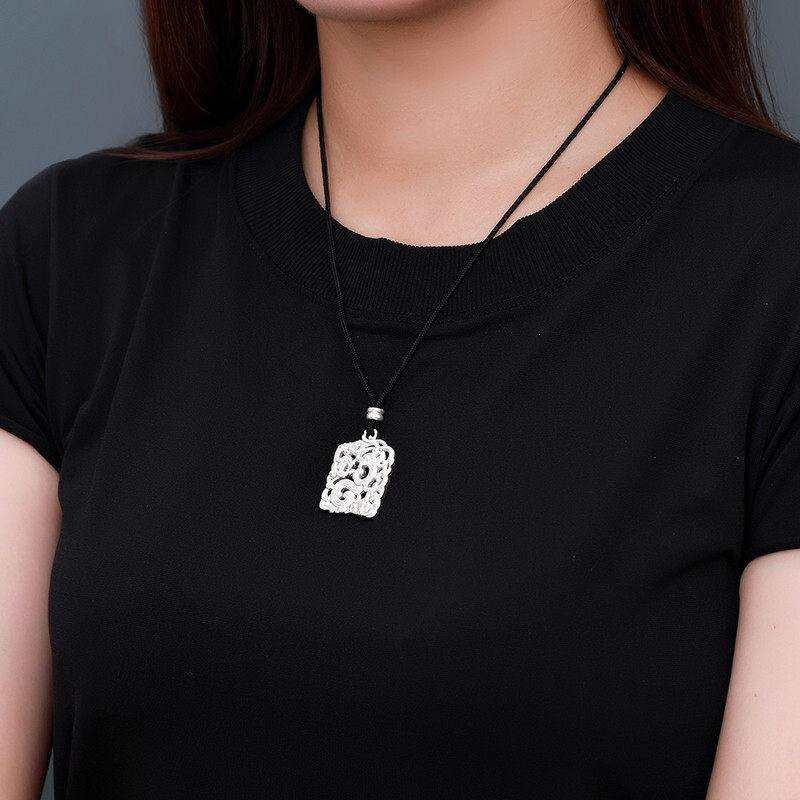 中国白银集团 骜世系列 足银999龙纹坠链 13.8g 双重优惠折后￥199包邮