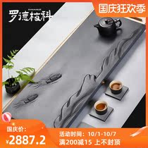 Rod Mico Art Carving Wujin Stone Tea Plate Household Stone Tea Table Whole Stone Tea Tea House Tai