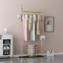 Nordic household net red vertical hanger bedroom floor-to-ceiling living room light luxury coat rack room indoor clothes rack