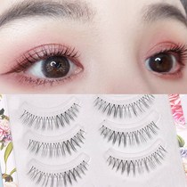 Eye Jie hair false eyelashes natural simulation Net red short super natural thick female sticky eyebrows waterproof soft eyelashes