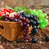Simulation Grape Strings Emulation Fruits Plastic Tiko Fake Fruit Model Props Green Plant Interior Decoration Pendant