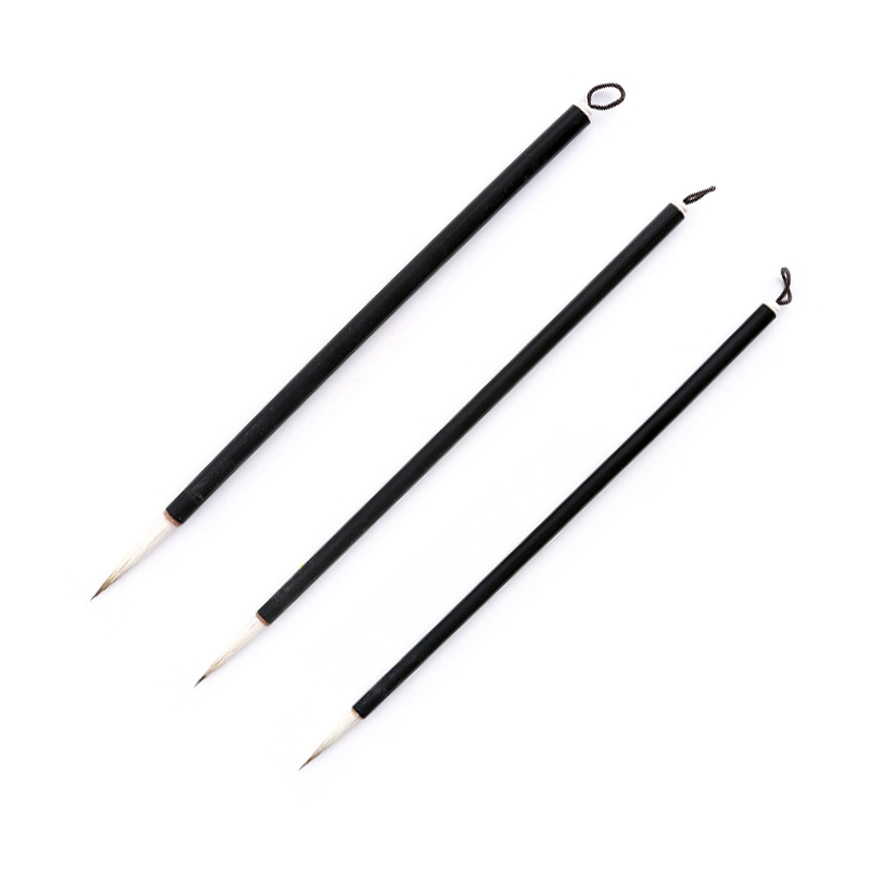 xuan yitang calligraphy and painting with fine line brushes fine brush painting thin gold body line  hook line stroke stroke line writing brush french painting rice paper painting beginner adult practice brush large, medium and small brush