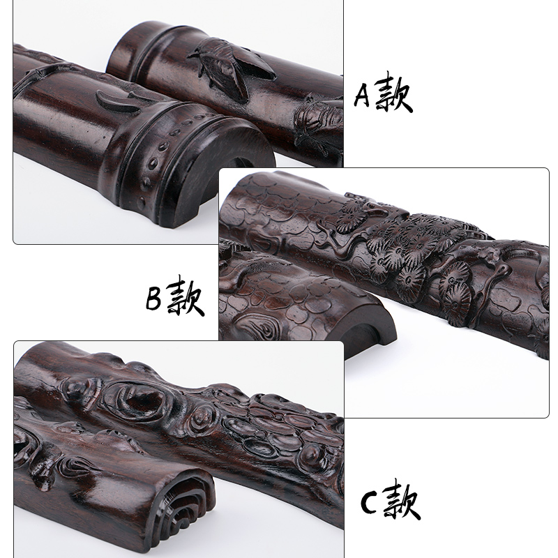 xuanyitang calligraphy ebony wooden paperweight solid wood classical chinese style four treasure town wooden brush calligraphy supplies bla rosewood pressure paper mahogany paperweight