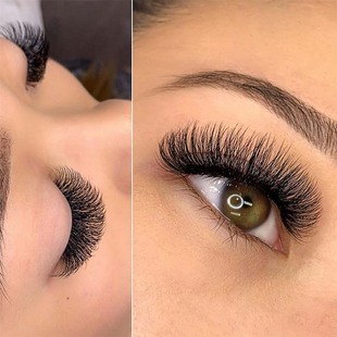 超柔软dd芭比翘0.03哑光一秒磁性开花嫁接混合装美睫卷翘超长睫毛