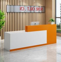 Company front desk Information desk Commercial bar Atmospheric cashier counter table Modern milk tea shop Clothing store reception desk