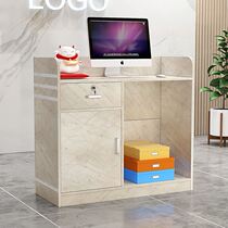 1 m 2 long 80cm womens clothing collection silver desk 60 * 36 wide second-hand beauty hairdressers white bar counter 90 cm high