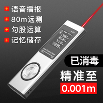 Yirui laser rangefinder high precision handheld infrared electronic ruler measuring ruler distance measuring instrument measuring room artifact