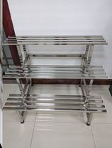 Multi-layers multilayer multi-meat turquoor flower pot patio Balcony Flower Shelf Outdoor Flower Shelf floor Stainless Steel Flower Shelf