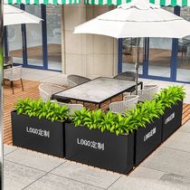 Iron Art Flower Box Combined Partition Fence Flower Beds outdoor flower altar Sales Department Commercial Street Outdoor Park Courtyard Screen