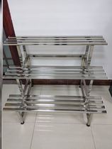 Decoration Stainless Steel Flower Shelf Multilayer Floor Style Living-room Flower Shelf Balcony Flower Racks Indoor Iron Art Outdoor Flower Pots Shelf