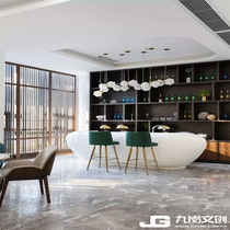 Shopping mall office building front desk GRg composite glass fiber decoration foam glass fiber reinforced plastic fiber modern cement factory customization