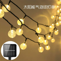 Outdoor camping atmosphere solar roundball bubble atmosphere upscale aquarium decoration Christmas Halloween lights