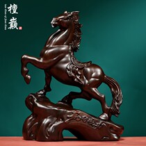 Darwood carving horse solid trojan to successfully new high-end creative living room study desktop decoration gift