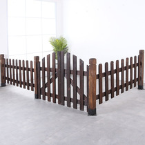 Yard Fencing Door Wall Guard Barrier Embalming Wood Fence Courtyard Decorated Outdoor Railing Garden Fence Outdoor Lawn