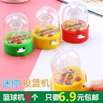 Mini finger basketball shooting game console parent-child interactive table game decompression handheld basketball educational toy