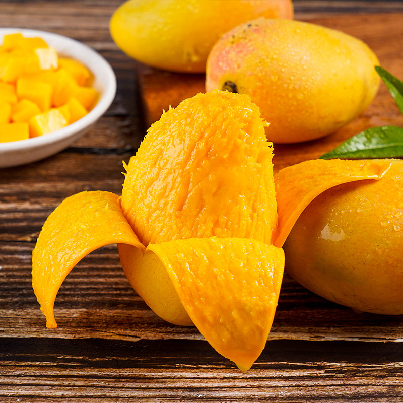 广西芒果小台芒水果新鲜当季包邮带箱10斤装应季热带小台农芒果令