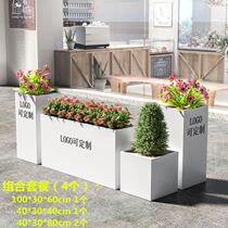 Can be set for hotel Leisure bar Municipal Storefront Coffee Shop Commercial Street Gardening Greenery Piazza Outdoor Iron Art Flower Boxes