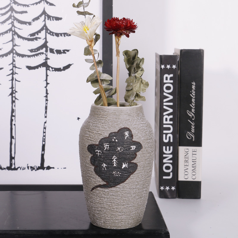 Special offer a clearance rule ceramic POTS restoring ancient ways coarse pottery dried flower water raise the size vases, flower arrangement sitting room place flowerpot