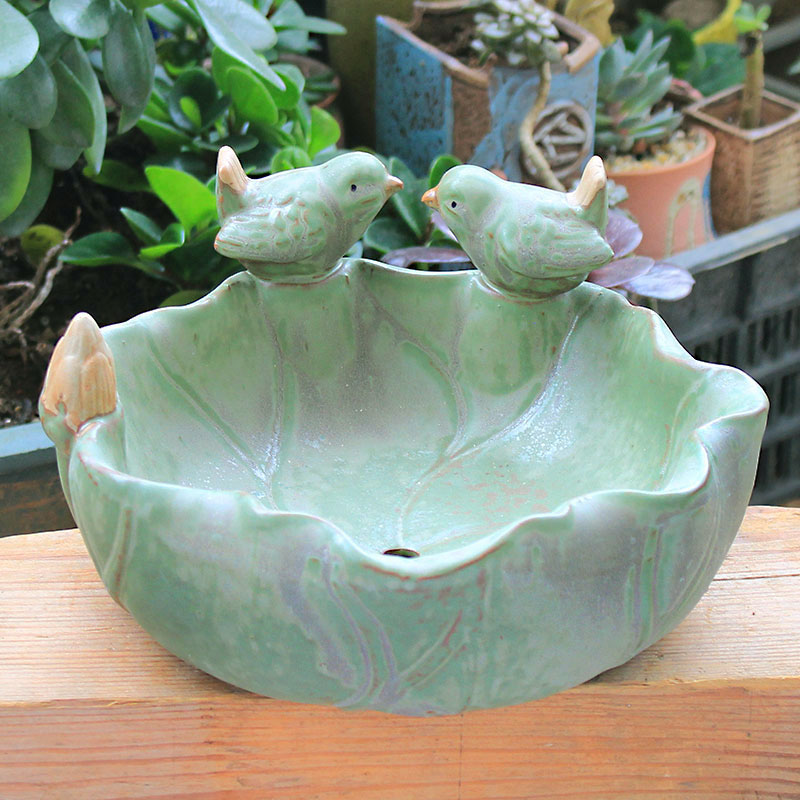 Fleshy large - diameter platter dedicated pot special offer a clearance of pottery and porcelain up creative meat meat extra large the plants flower pot