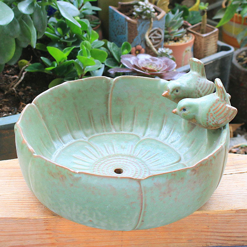 Fleshy large - diameter platter dedicated pot special offer a clearance of pottery and porcelain up creative meat meat extra large the plants flower pot