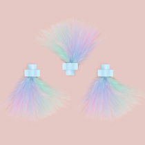 Intelligent robot packet electric laser cat toy accessories turkey feathers * 3