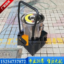 Belt wheel push-pull convenient with heating lube grease lubricator 20L charging accumulator electric butter oil injection machine with wheel