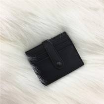 Ultra-thin card bag mens and womens short Korean ID card small credit card set simple mini multi-card holder