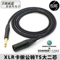 German SOMMER Stage 22 Cannon public to the big two-core 6 5 mic line XLR to TS audio signal lines