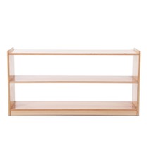 Kindergarten early education three-layer Montessori teaching cabinet beech wood children's toy storage cabinet storage frame corner cabinet