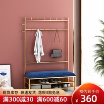 Modern hanger Floor-to-ceiling bedroom hanger Simple hanging clothes rack Coat rack Nordic iron shelf Household hanger