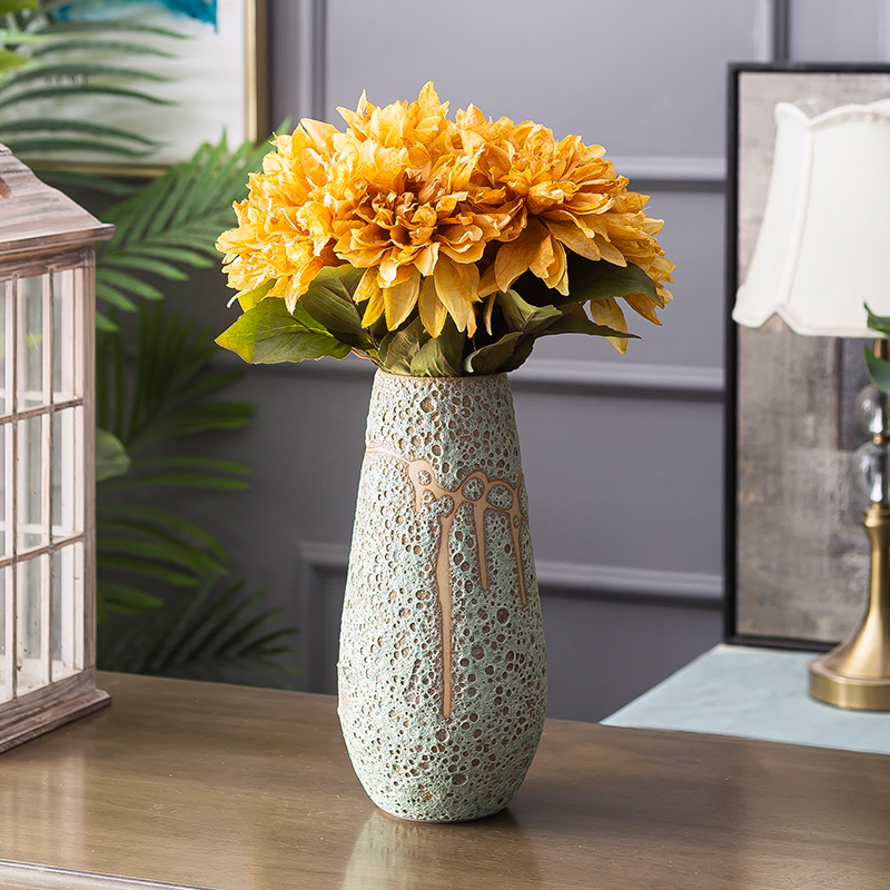 Modern light key-2 luxury ceramic vase furnishing articles simulation flower flowers, dried flowers sitting room TV cabinet table household soft adornment