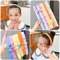 Childrens summer hair band Velcro sticky broken hair artifact girl Liu Haitao little girl sticky Post headgear