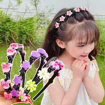 Childrens hair hoop girl pressure hair hoop Korean Net red hair accessories headband cute baby hairclip does not hurt hair headgear