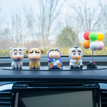 Crayon Small New On-board Pendulum with cute personality China TV Red Cars Interior Decoration Items Creativity Paparazzi