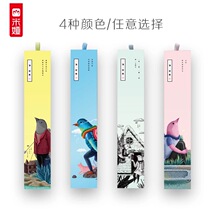 Mia little Bird water chalk Watercolor oil painting special brush brush single hook line pen Fan-shaped pen 10 pcs