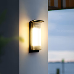 Solar garden wall light, no wiring, strong wall light, waterproof, new style B&B terrace, simple modern wall light