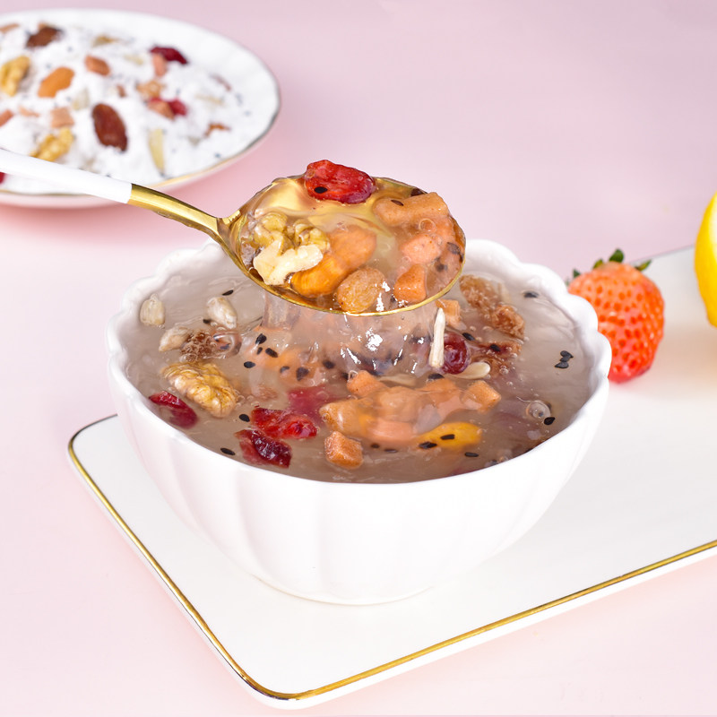 美啦美味桂花坚果藕粉600g_