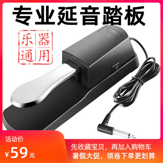 Electric piano sustain pedal electronic piano player coil piano synthesizer universal piano drum metal foot pedal instrument accessories
Electric piano sustain pedal electronic piano player coil piano synthesizer universal piano drum metal foot pedal instrument accessories