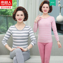 women's cotton underwear set women's grandmother's warm clothes