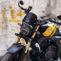 Apply Lung Xin VOGE Promise 500AC modification front wind wind LX500-F retro wind shield meter shielded