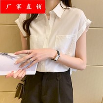 Feifei sleeve pocket chiffon shirt RX-ZS Danfya Yao Duoduo micro-dress womens special sale really worth Zizi Pavilion