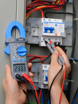 Anti-burning AC and DC clamp multimeter multifunctional digital small ammeter automatic high-precision electrician maintenance