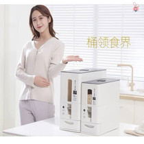 Rice storage storage tank Package plastic plastic bucket Rice bucket dustproof box Rice box pull basket Embedded cabinet put