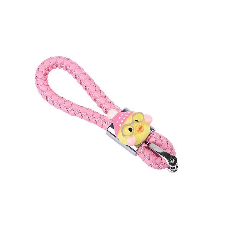 car key lanyard personality creative couple keychain high-end preparation cute car key chain pendant female models