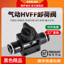 Ossadia quick joint HVFF-4 6 8 10 12 tracheal quick-insert head plastic hand valve switch