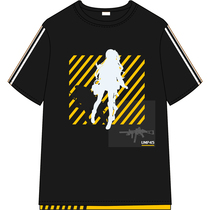 Girls frontline genuine game anime peripheral Ump45 T-shirt short-sleeved cotton two-dimensional male and female student clothes summer