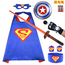 Halloween childrens clothing Superhero character cloak clothes Cloak boy Boy performance costume props