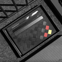 Card Bag Mens Womens large-capacity multi-card leather card bag simple mini ultra-thin compact anti-theft card cover