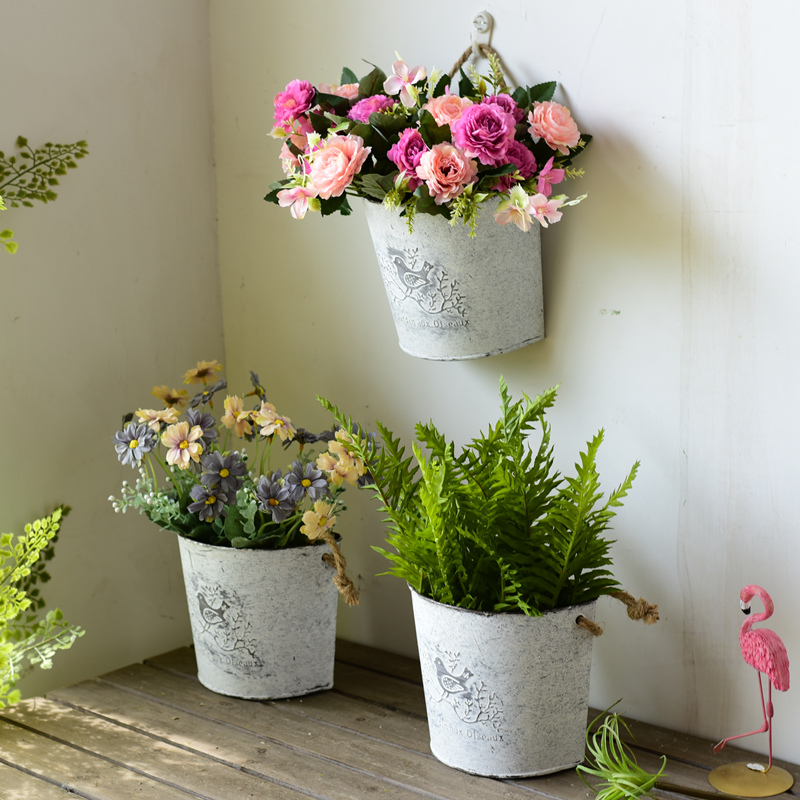 创意壁挂花篮墙壁装饰挂花客厅卧室阳台墙上花盆装饰餐厅墙面挂件