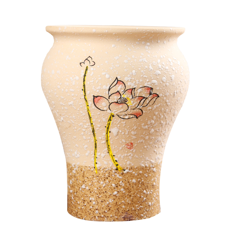 Korean meat more coarse pottery flowerpot creative ceramics breathable desktop classic lovely contracted snowflakes glaze with 10 yuan package mail